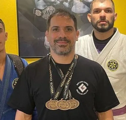Prof. Gustavo Correa, professor de Jiu-Jitsu no Centro de Lutas TTC